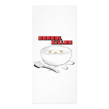 cereal killer personalized rack card