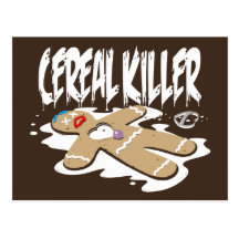 Cereal Killer Post Card