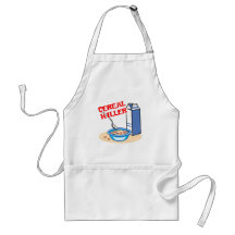 cereal serial killer aprons