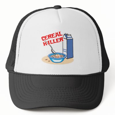cereal serial killer mesh hats by doonidesigns