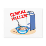 cereal serial killer post cards