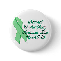 Cerebral Palsy Awareness Day Pins