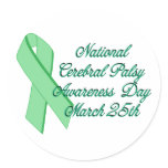 Cerebral Palsy Awareness Day Stickers