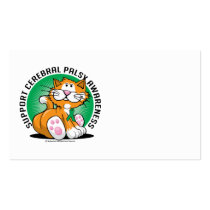Cerebral Palsy Cat Business Card