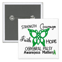 Cerebral palsy Celtic Butterfly 3 Pin