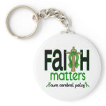 Cerebral Palsy Faith Matters Cross 1 Keychain