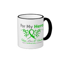Cerebral Palsy Tribal Ribbon Hero Mugs