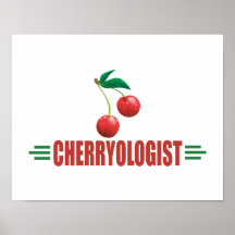 Cerises drôles affiches