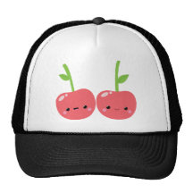 Cerises mignonnes juteuses de Kawaii Casquette De Camionneur