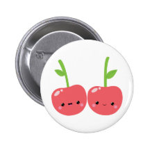 Cerises mignonnes juteuses de Kawaii Pin's