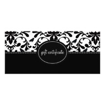 Certificat-primes de style de boutique d'oiseaux d double cartes customisées