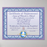 Certificate of Achievement (Christian)