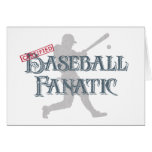 Certified Baseball Fanatic Greeting Cards
