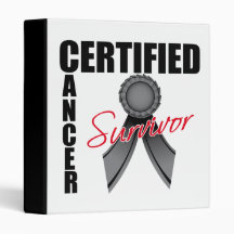 Certified Cancer Survivor - Skin Cancer Binder
