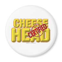 Certified CheeseHead Refrigerator Magnets