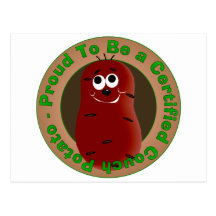 Certified Couch Potato Postcard