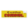 Certified Cowgirl Bumper Sticker