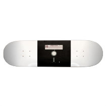 Certified Diskette (Floppy Disc) Skateboard