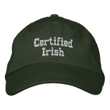 Certified Irish Embroidered Baseball Cap