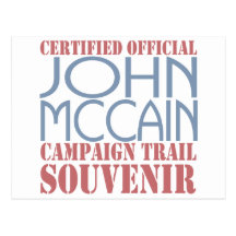 Certified McCain Post Card