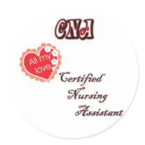 CERTIFIED NURSING ASSISTANT STICKERS
