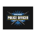 Certified Police Officer postcards
