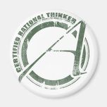 Certified Rational Thinker Refrigerator Magnets