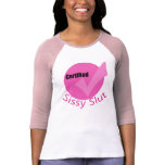 Certified Sissy Slut Front Printing t-shirts