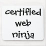certified web ninja mouse pad