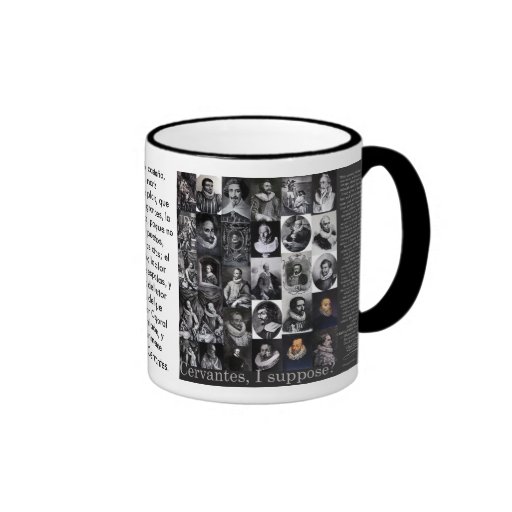 CERVANTES, je suppose ? - Taza de DON QUICHOTTE de