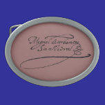 Cervantes' signature - hebilla de cinturón belt buckles
