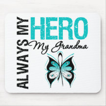 Cervical Cancer Always My Hero My Grandma Mouse Pad