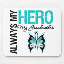 Cervical Cancer Always My Hero My Grandmother Mouse Mat