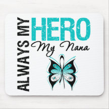 Cervical Cancer Always My Hero My Nana Mouse Mats