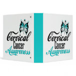 Cervical Cancer Awareness Butterfly Medical Binder