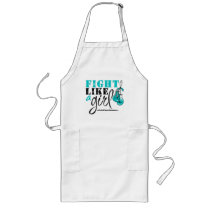 Cervical Cancer Awareness Fight Like a Girl Apron