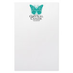 Cervical Cancer Butterfly Customized Stationery