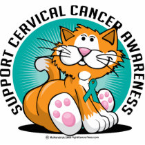 Cervical Cancer Cat Photo Cut Out