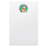 Cervical Cancer Cat stationery