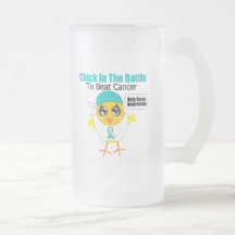 Cervical Cancer Chick In the Battle to Beat Cancer Mugs