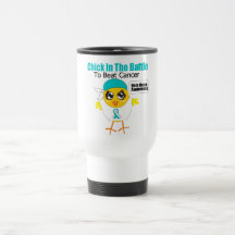 Cervical Cancer Chick In the Battle to Beat Cancer Mug