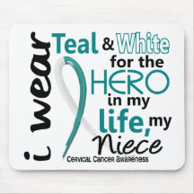 Cervical Cancer For My Hero My Niece 2 Mouse Pads