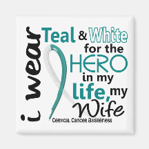 Cervical Cancer For My Hero My Wife 2 Magnet