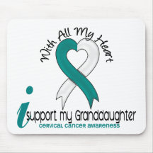 Cervical Cancer I Support My Granddaughter Mousepad