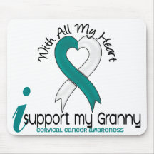 Cervical Cancer I Support My Granny Mouse Pads