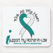 Cervical Cancer I Support My Mother-In-Law Mousepad