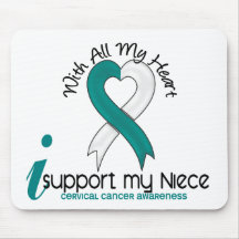 Cervical Cancer I Support My Niece Mouse Pads