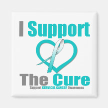 Cervical Cancer I Support The Cure Magnets