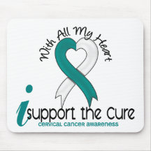 Cervical Cancer I Support The Cure Mouse Pad