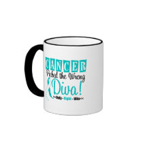 Cervical Cancer Picked The Wrong Diva v2 Coffee Mugs
